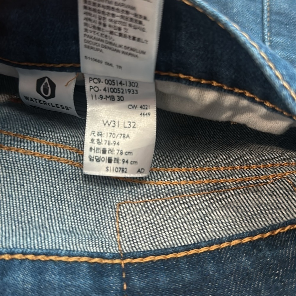 514™ STRAIGHT FIT MEN'S JEANS size 31x32 - Picture 6 of 8